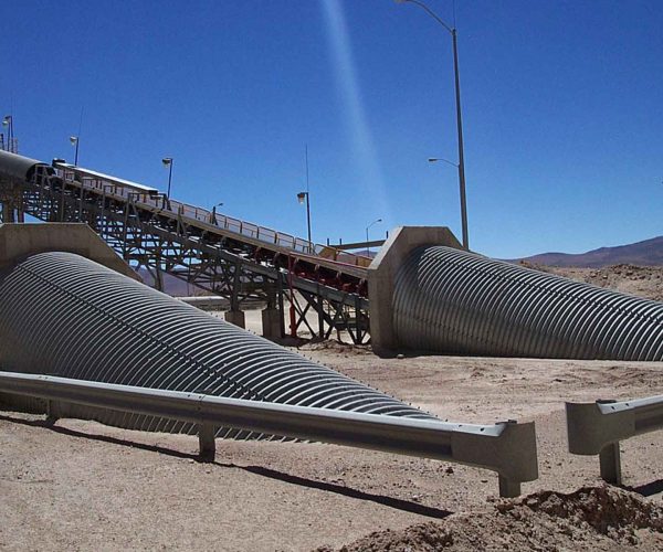 ESTRUCTURAS DE ACERO CORRUGADO PARA MINERIA